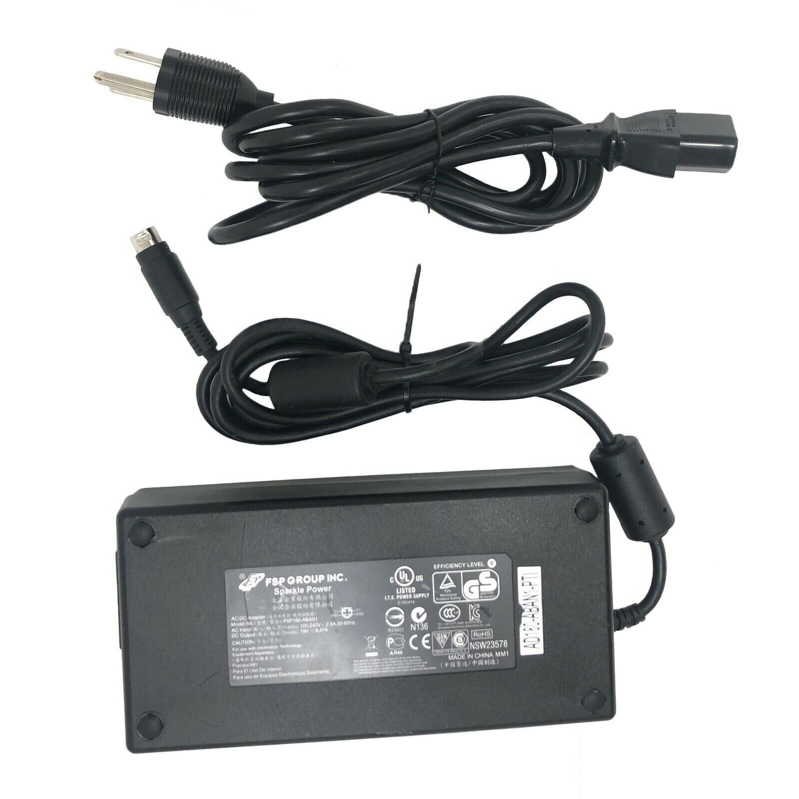 *Brand NEW*Genuine FSP 19V 9.47A 180W AC Adapter 4 Pin 9NA1800700 FSP180-ABAN1 Power Supply